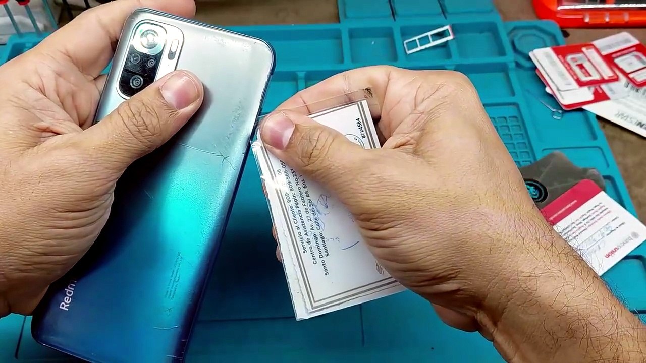 REDMI NOTE 10S Como Desarmar Reemplazo Pantalla Bateria Pin Flex Bocina ...