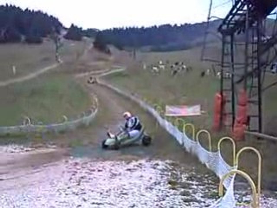 devale kart avec frerot