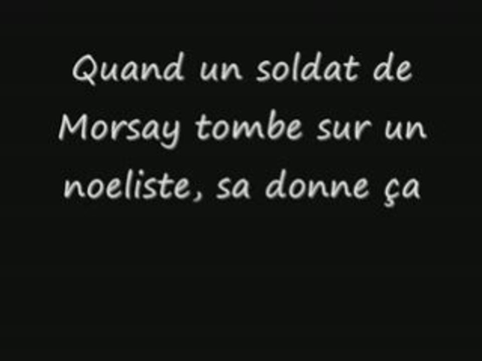 Morsayiste vs noeliste (morsay)