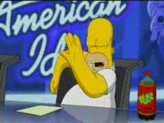 The Simpsons Judge American Idol