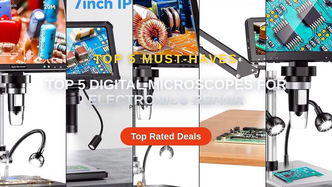 Top 5 Digital Microscopes For Electronics Repair - Video Dailymotion