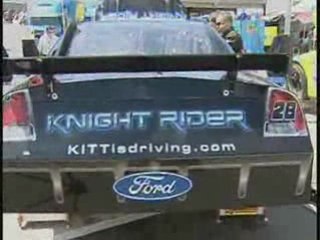 Knight Rider’s KITT Preps for Nascar Race
