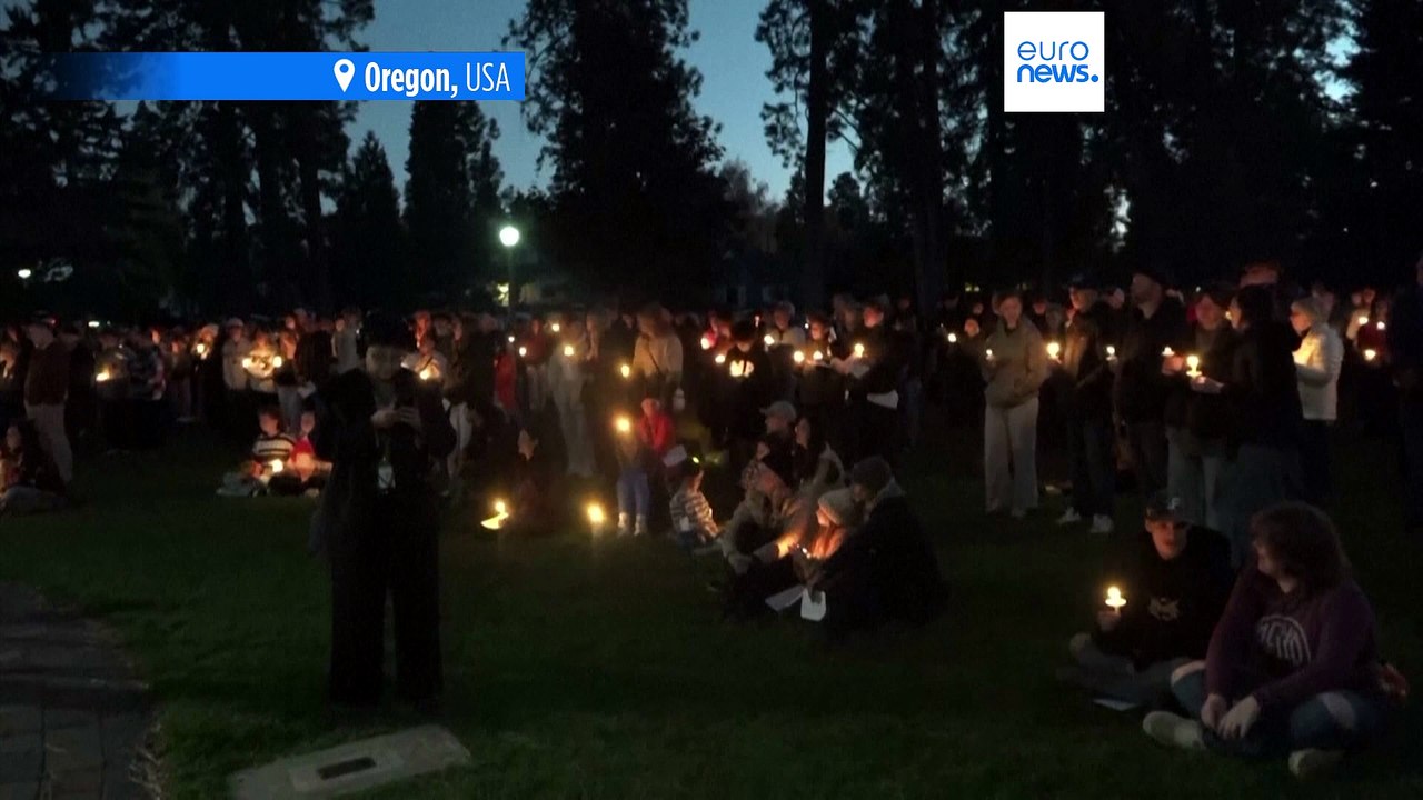 Lichterwache in oregon gedenkt opfern von schulschießerei