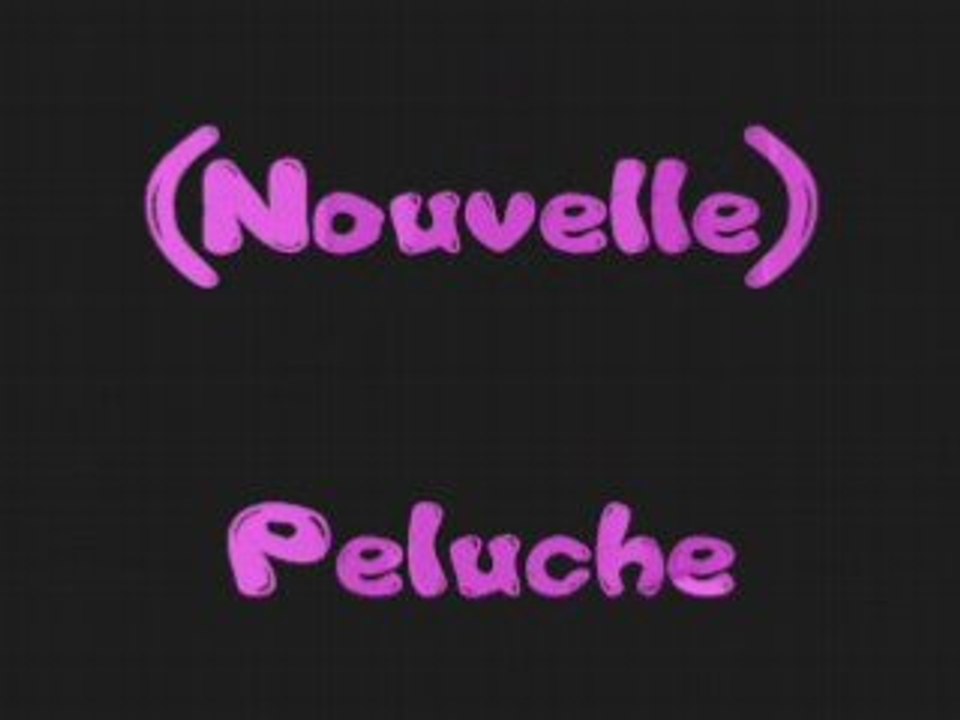 Nouvelle coupe Peluche