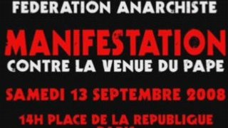 Manifestation Contre La Venue Du Pape A Paris