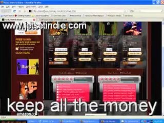 Sell music off a widget and keep all the money