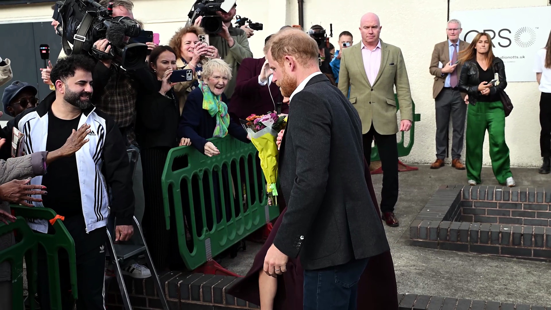 Prince Harry helps Meghan navigate tricky moment in heels