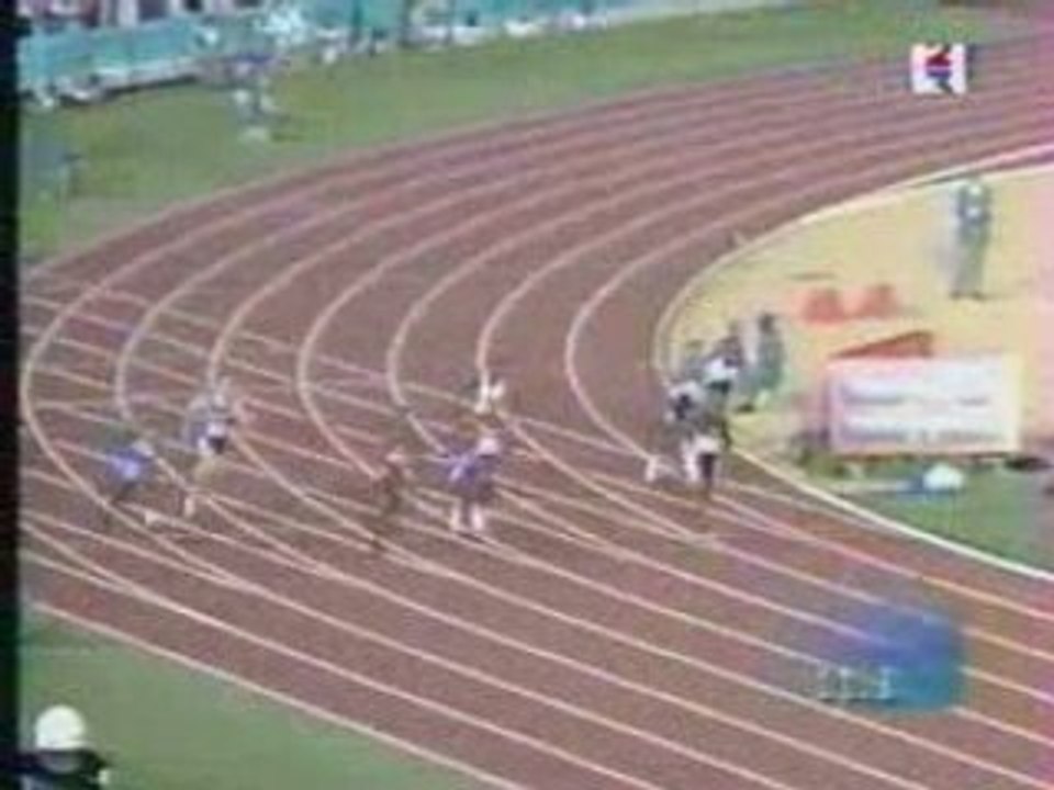 Athletisme - Michael Johnson 19.32 WR atlanta olympic games