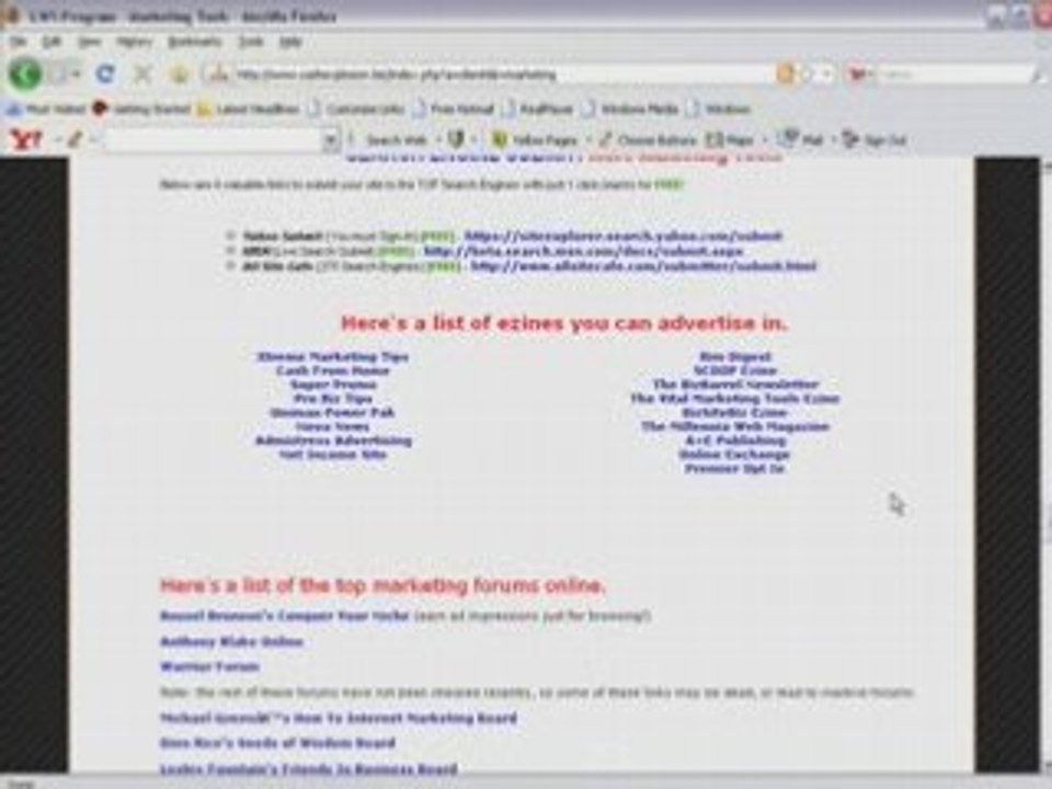 (The Lazy Wealth System) Marketing Tools