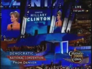(Work From Home)Hillary Speaks at Democratic National ...