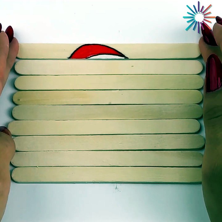 Christmas fun drawings with popsicle sticks! 🎅 - video Dailymotion