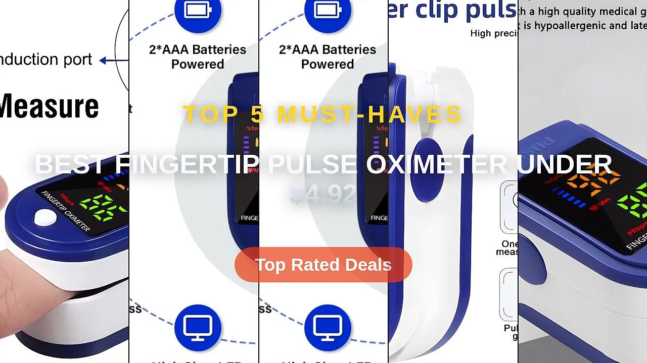 Best Fingertip Pulse Oximeter Under $4.92 - Video Dailymotion