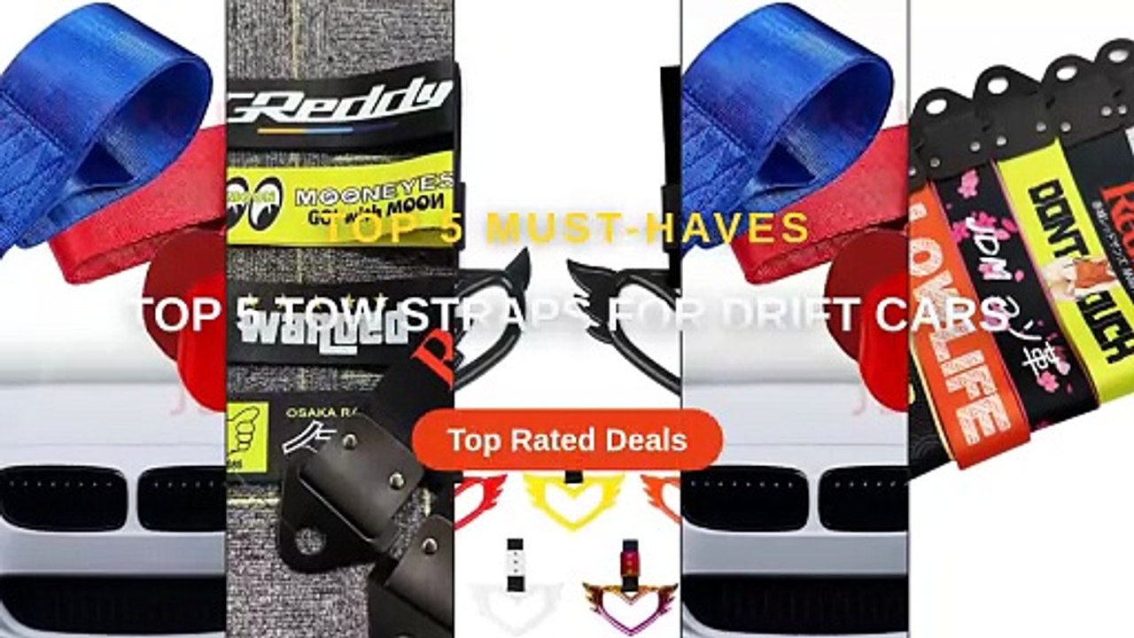 Top 5 Tow Straps For Drift Cars - video Dailymotion