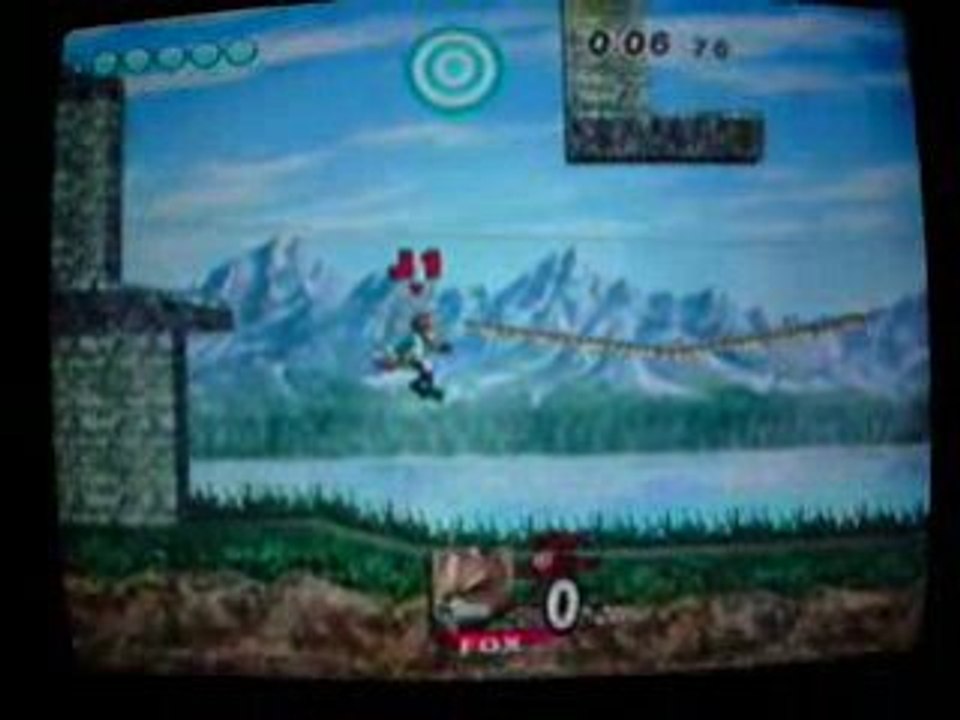 SSBB smash dans le mille niv.1 - Fox/13,16 sec