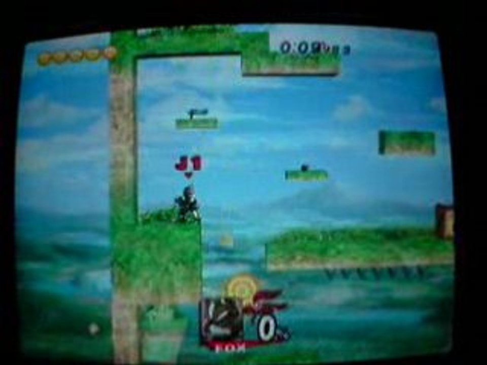 SSBB smash dans le mille niv.3 - Fox/16,40 sec