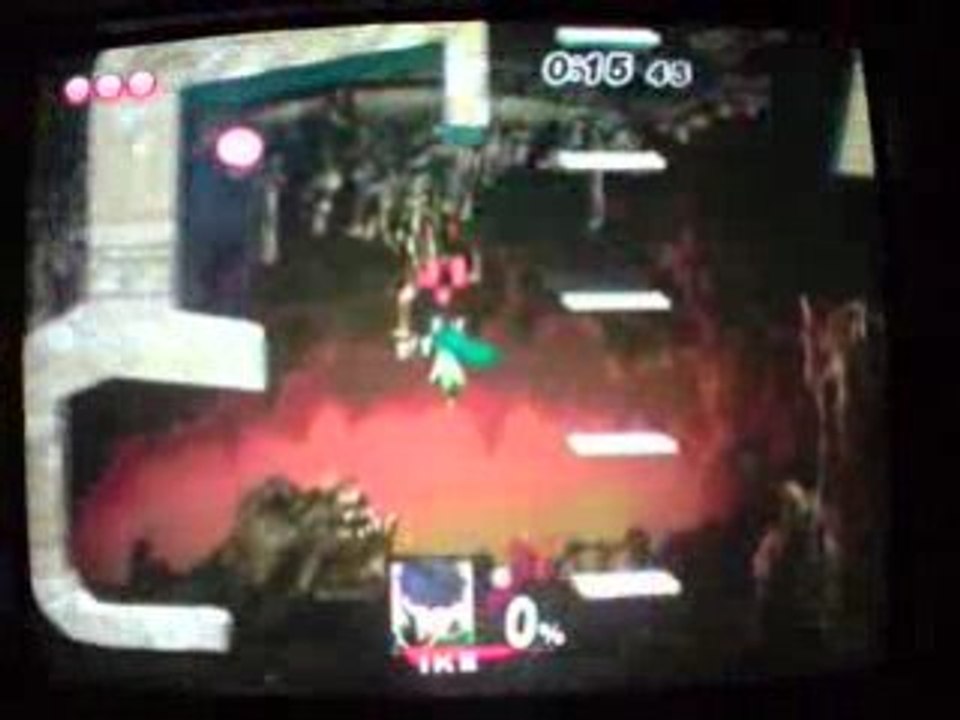 SSBB smash dans le mille niv.5 - Ike/23,91 sec
