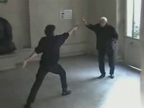 Escrime artistique réglage Bob. Frédéric Trin