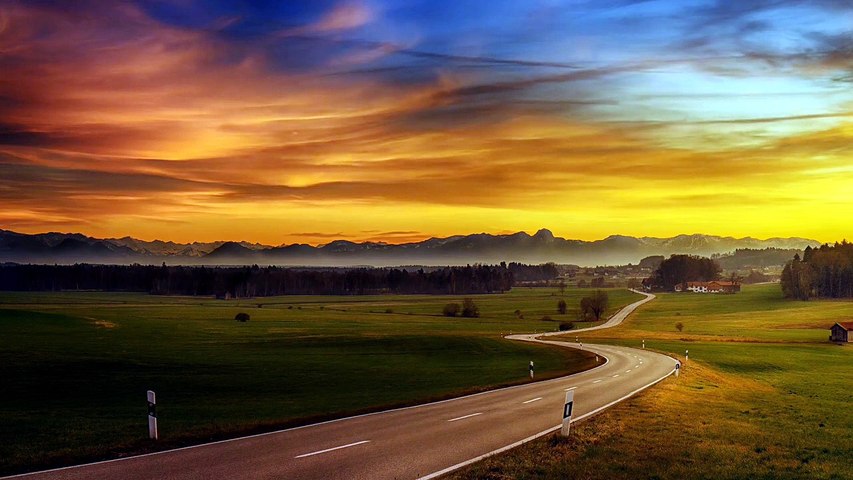 Coucher de Soleil sur la Campagne 🌄 _ Musique Relaxante pour Se Détendre