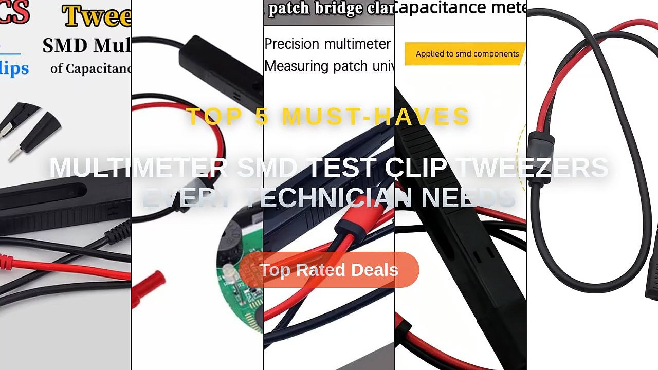 Multimeter SMD Test Clip Tweezers Every Technician Needs - Video ...