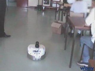Robot mobile PekeeII en démonstration