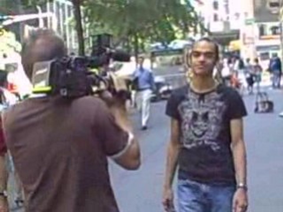 Sanjaya Malakar shooting b-roll for Extra 1