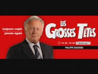 Nico chez philippe bouvard aux grosses têtes sur rtl