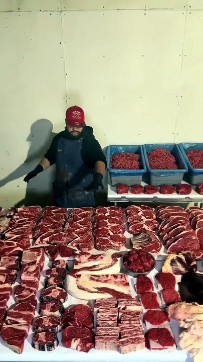 So viel Fleisch bekommt man aus einer einzigen Kuh