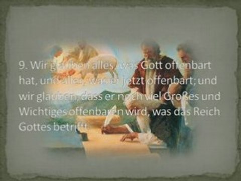 Glaubensartikel der Kirche Jesu Christi (Mormonen) LDS