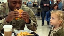 She Didn't Say a Word. She Just Saluted. ❤️ Emotional Soldier Homecoming