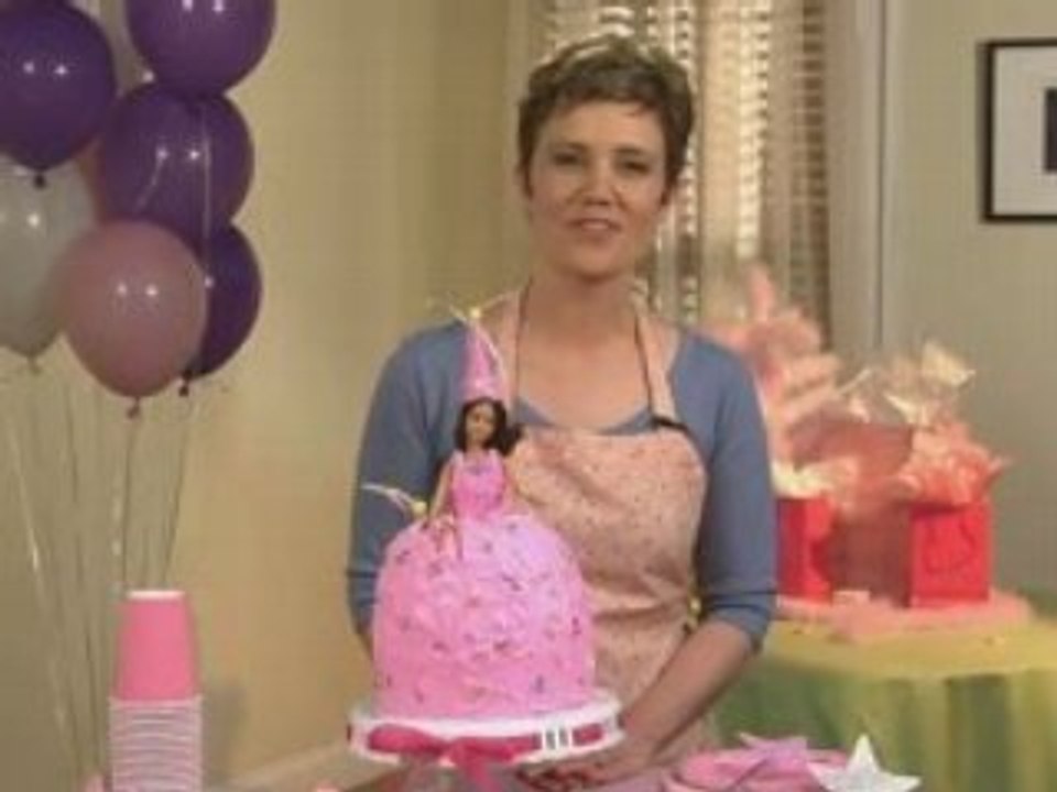 Princess cake: How to make a princess doll birthday cake