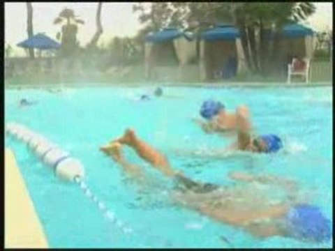 Michael Phelps swims final lap in 'Swim to Beijing relay'