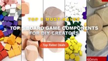 Best Top 5 Board Game Components For DIY Creators on AliExpress | Review - Solid Wooden Dice Blank Unprinted Cube DIY Bo...