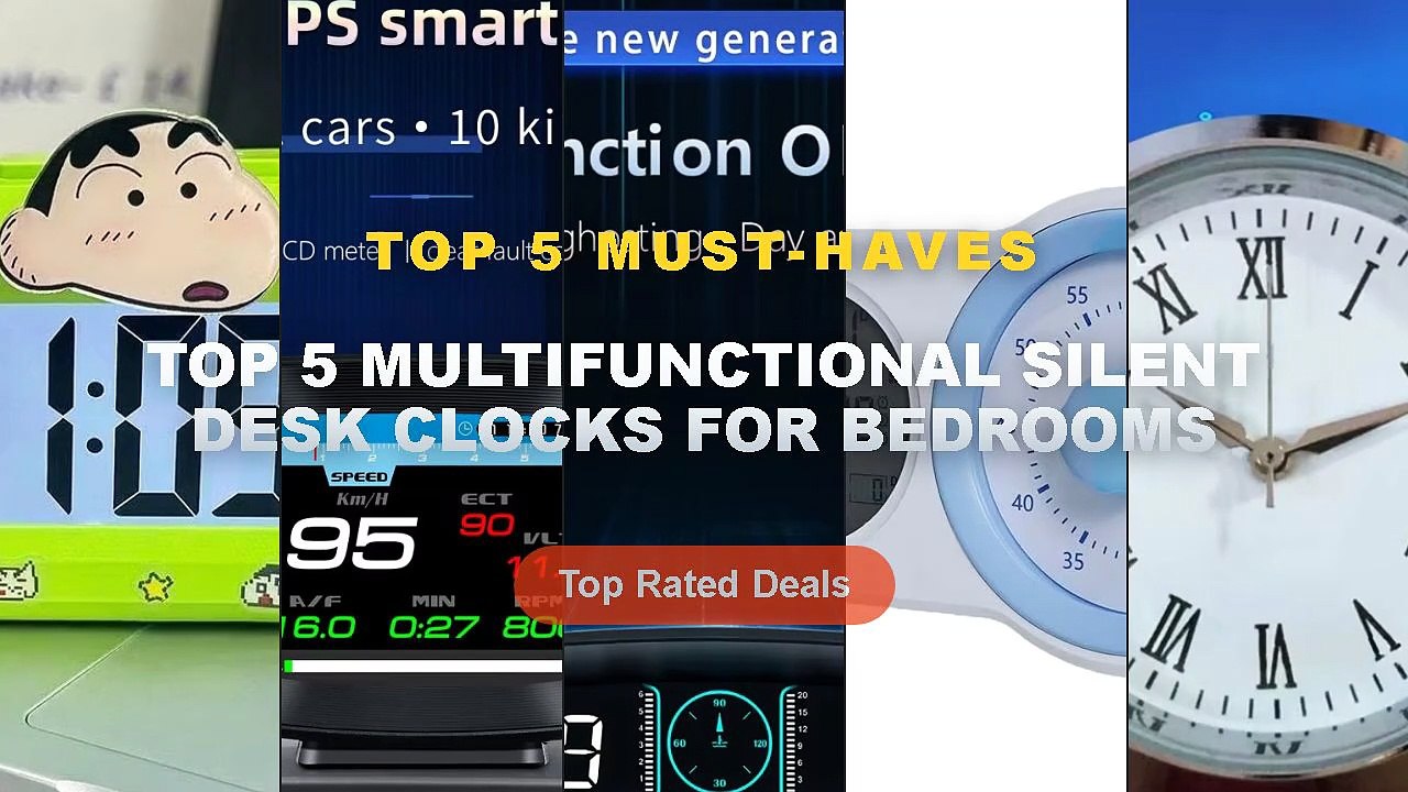 Top 5 Multifunctional Silent Desk Clocks For Bedrooms: Top 5 Best ...