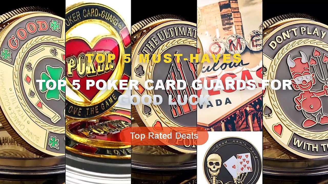 Top 5 Poker Card Guards For Good Luck: Top 5 Best Sellers - Poker Chip Don't Play with The Devil" Casino Challenge Metal...