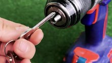 Turn your door key into a drill bit 🔑🔩