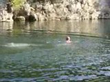 Plongeon du pont gothique de St Etienne d'Issensac