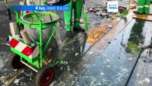 Bicicletas queimadas, montras partidas e lojas saqueadas: rasto de destruição em Paris
