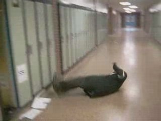 high school student dives into Locker! halarious!!