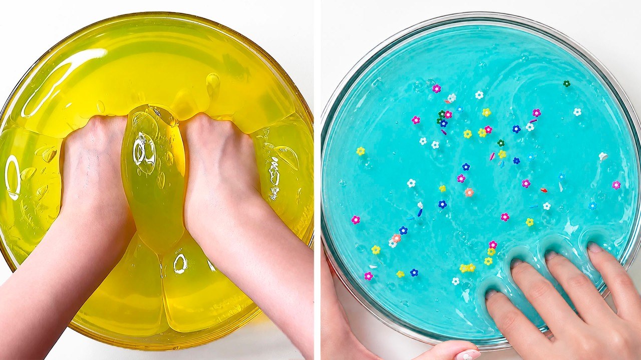 3 Hours of Satisfying Slime ASMR for Sleep | Soft Stretches, Pops ...