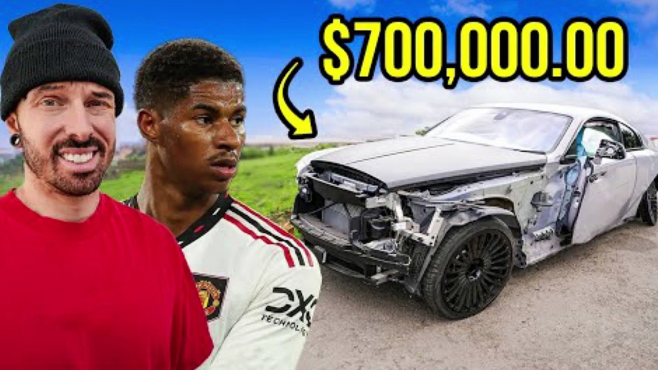I BOUGHT MARCUS RASHFORDS WRECKED ROLLS ROYCE WRAITH - video Dailymotion