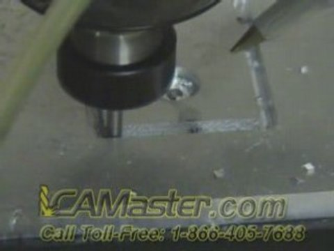 CAMaster CNC Router Aluminum Plate Cutting