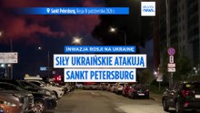 Potężny atak dronów na Petersburg. Płonął terminal naftowy, zamknięto lotnisko