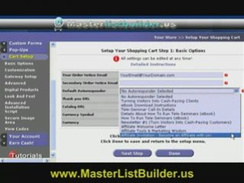 Shopping Cart Software: Basic Setup for Cart Optimization