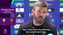 Carrick praises players' commitment in Leeds draw