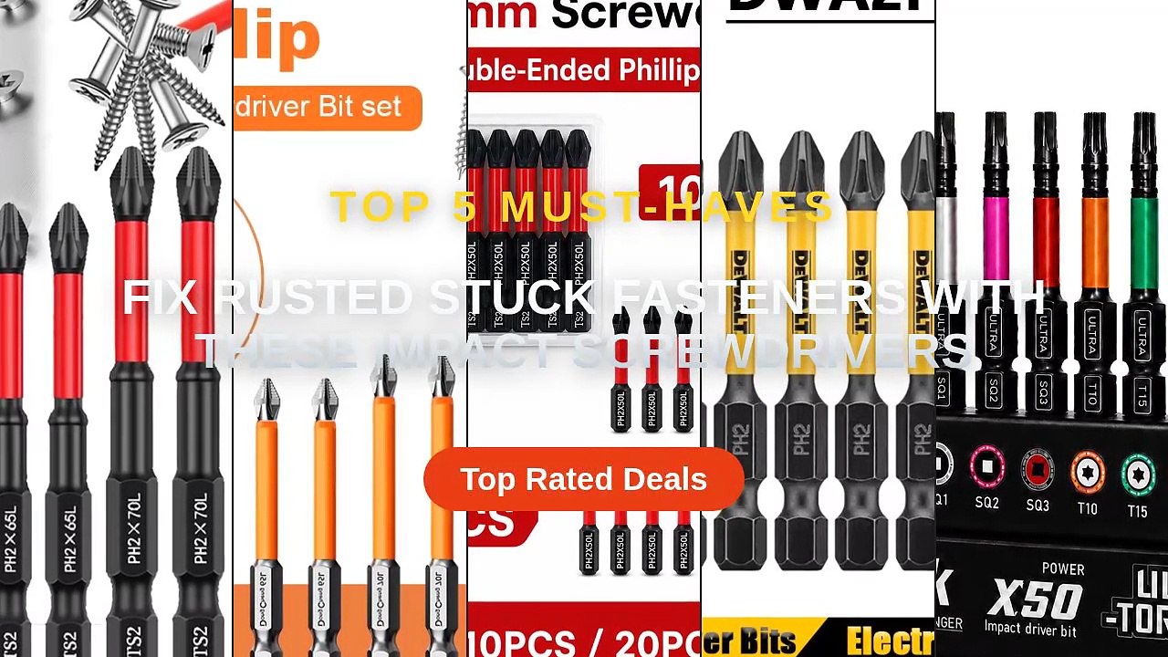 Fix Rusted Stuck Fasteners With These Impact Screwdrivers - Video ...