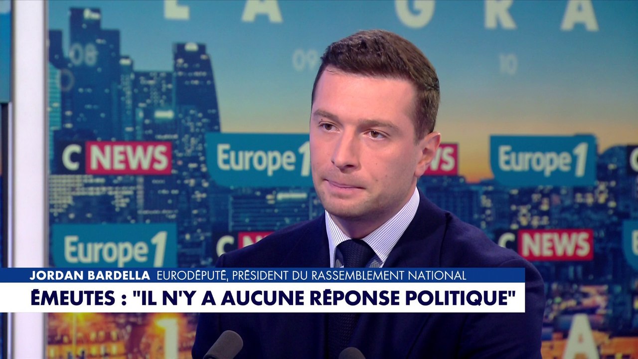Jordan Bardella : «Les Français ont en eux une colère légitime» - Vidéo ...