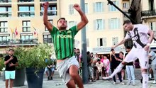 Marseille takes on the Ronaldo jump challenge ⚽