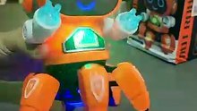 Electric Six-Claw Robot Toy Auto Dance, Cool Lights & Music