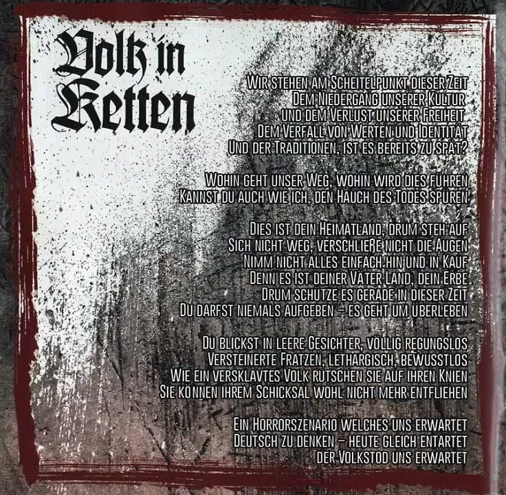 Sturmwehr - volk in ketten