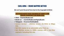 Courses4sale.com — Carli Anna – Brand Mapping Method